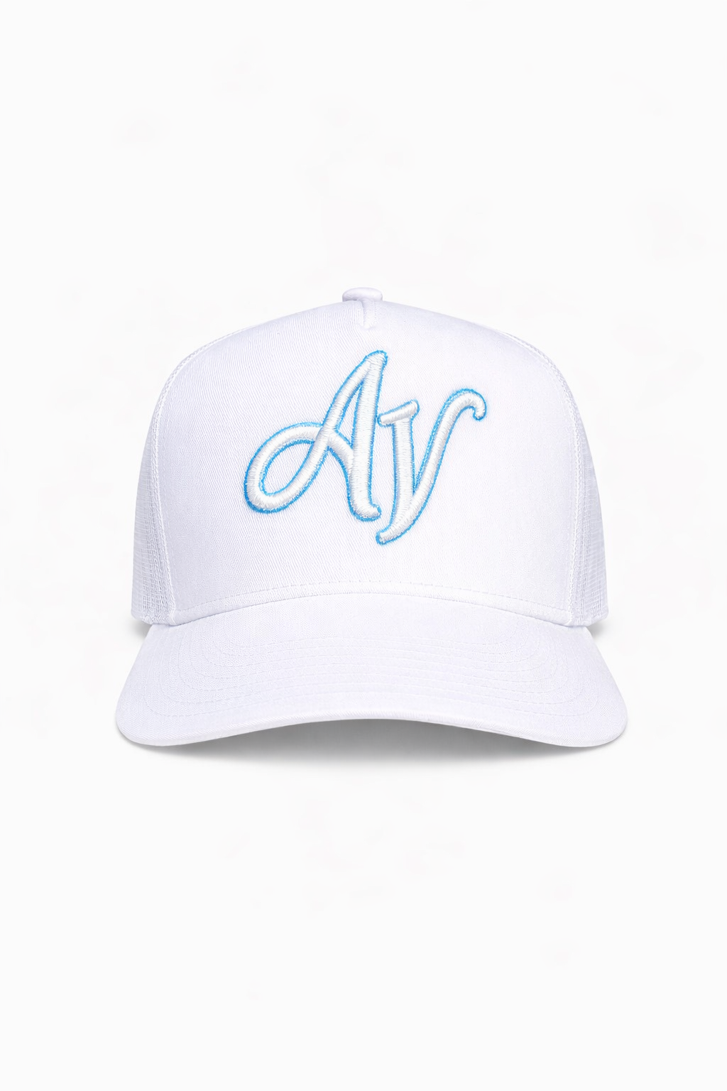 White & Blue AV Snapback