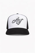 White & Black AV Snapback