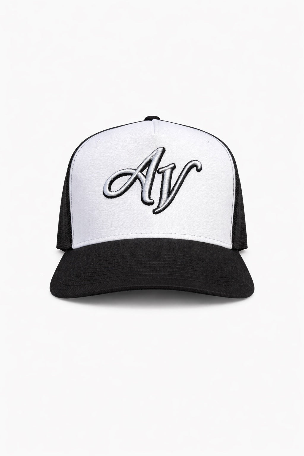 White & Black AV Snapback