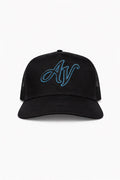 Black & Teal AV Snapback