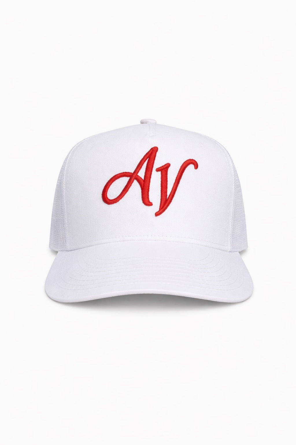 White & Red AV Snapback